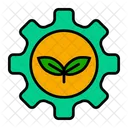 Eco Settings Ecology Gear Icon