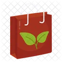 Eco Shopping Bag Tote Jute Icon