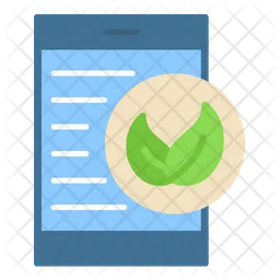 Smartphone ecológico  Ícone