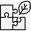 Solution Puzzle Nature Icon