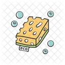Eco Sponge Sponge Cleaning Icon