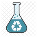 친환경 물질 재활용 과학 아이콘