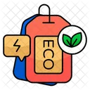 Eco Tag Eco Sticker Eco Coupon Icon