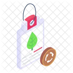 Eco Tag Recycle  Icon