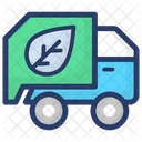 Recycling Garbage Truck Garbage Vehicle Eco Truck Icon