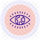 Eco Vision Color Circle Icone Icon