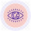 Eco Vision Color Circle Icon Icon