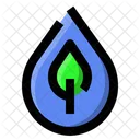 Water Leaf Ecology Icon