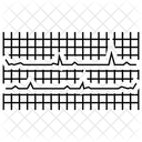 Appareil ECG Moniteur ECG Electrocardiogramme Icône