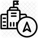Direction De Lecole Emplacement De Lecole Pointeur De Navigation Icon