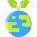 Ecologia Tierra Planta Icono