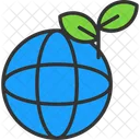 Ecologic Energy Plant Icon