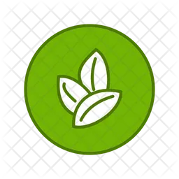 Ecologic Energy Organic Plant Sustainable Green  Icon
