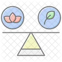 Ecological Balance Lineal Color Icon Icon