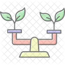 Ecological Balance Lineal Color Icon Icon