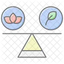 Ecological Balance Lineal Color Icon Icon