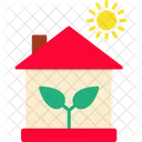 Ecological House Sustainable Home Icon