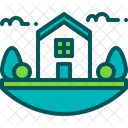 Ecological House Ecological Property Ecological Icon