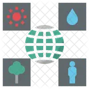 Ecological Environment Earth Icon