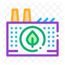 Ecological Industrial Plant Icon