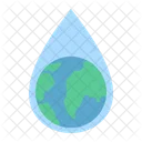 Ecology Water Day Water Saving Icon