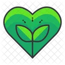 Save Plant Heart Icon