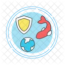 Ecology Fish Security Ocean Icon