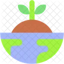 Ecology Growth Planet Icon