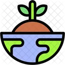 Ecology Growth Planet Icon