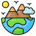 Ecology World Globe Icon
