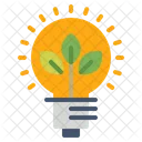 Electricity Energy Saving Icon アイコン