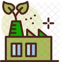 Ecology Factory Green Fabric Ecology Industry Icon