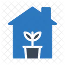 Plant House Home Icon