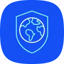 Environmental Protection Blue Icon Icon