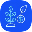 Green Economy Blue Icon Icon