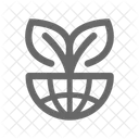 Ecology Eco Global Icon