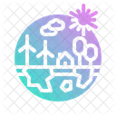 Ecology World System Icon