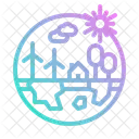 Ecology World System Icon