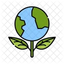 Dashed Line In Flat Color Icon