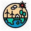 Ecology World System Icon
