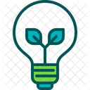 Ecology Idea Eco Bulb Light Icon