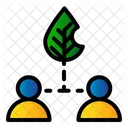 Ecology People Leaf Icon