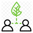 Ecology People Leaf Icon
