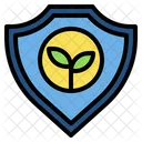 Shield Protection Leaf Icon