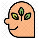 Green Head Human Head Icon