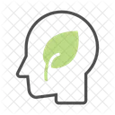 Ecology Thinking Leaf Icon