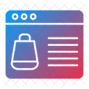 Ecomerce Webpage  Icon