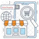 Ecommerce Shopping App Mobile App Icon