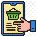 Shopping Mobilephone Busket Icon