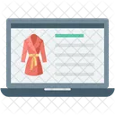 Ecommerce Laptop Online Icon